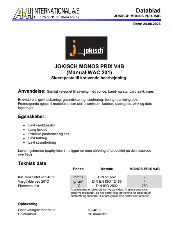 

MONOS PRIX V4B

